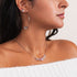 Rainbow Supernova | .925 Sterling Silver | Galaxy Glass Infinity Clasp Necklace